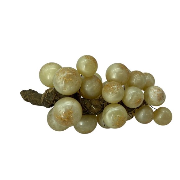 VTG 60’s MCM Extra Large Purple & Clear & White Lucite Acrylic Grapes 3 Clusters - Picture 11 of 15